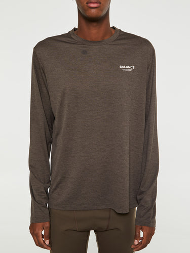 Pas Normal Studios - Balance Long Sleeve T-Shirt in Dusty Brown