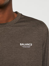 Pas Normal Studios - Balance Long Sleeve T-Shirt in Dusty Brown