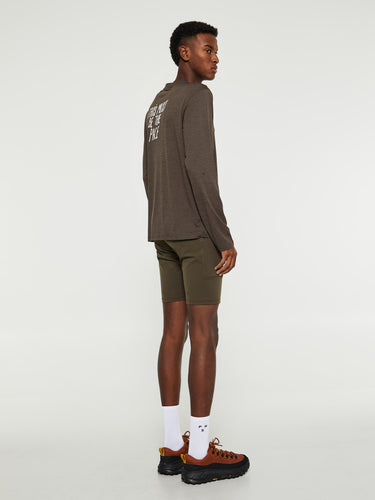 Pas Normal Studios - Balance Long Sleeve T-Shirt in Dusty Brown