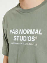 Pas Normal Studios - Off-Race Logo T-Shirt in Dark Celeste