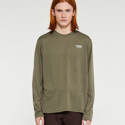 Pas Normal Studios - Balance Longsleeved T-Shirt in Olive Grey