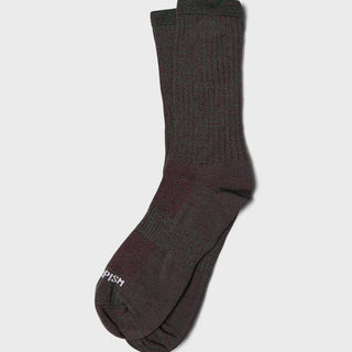 Pas Normal Studios - Escapism Melange Socks in Burgundy