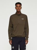 Pas Normal Studios - Balance Half Zip Jacket in Dusty Brown