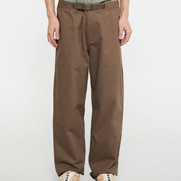 Pas Normal Studios - Off-Race Cotton Twill Pants in Brown
