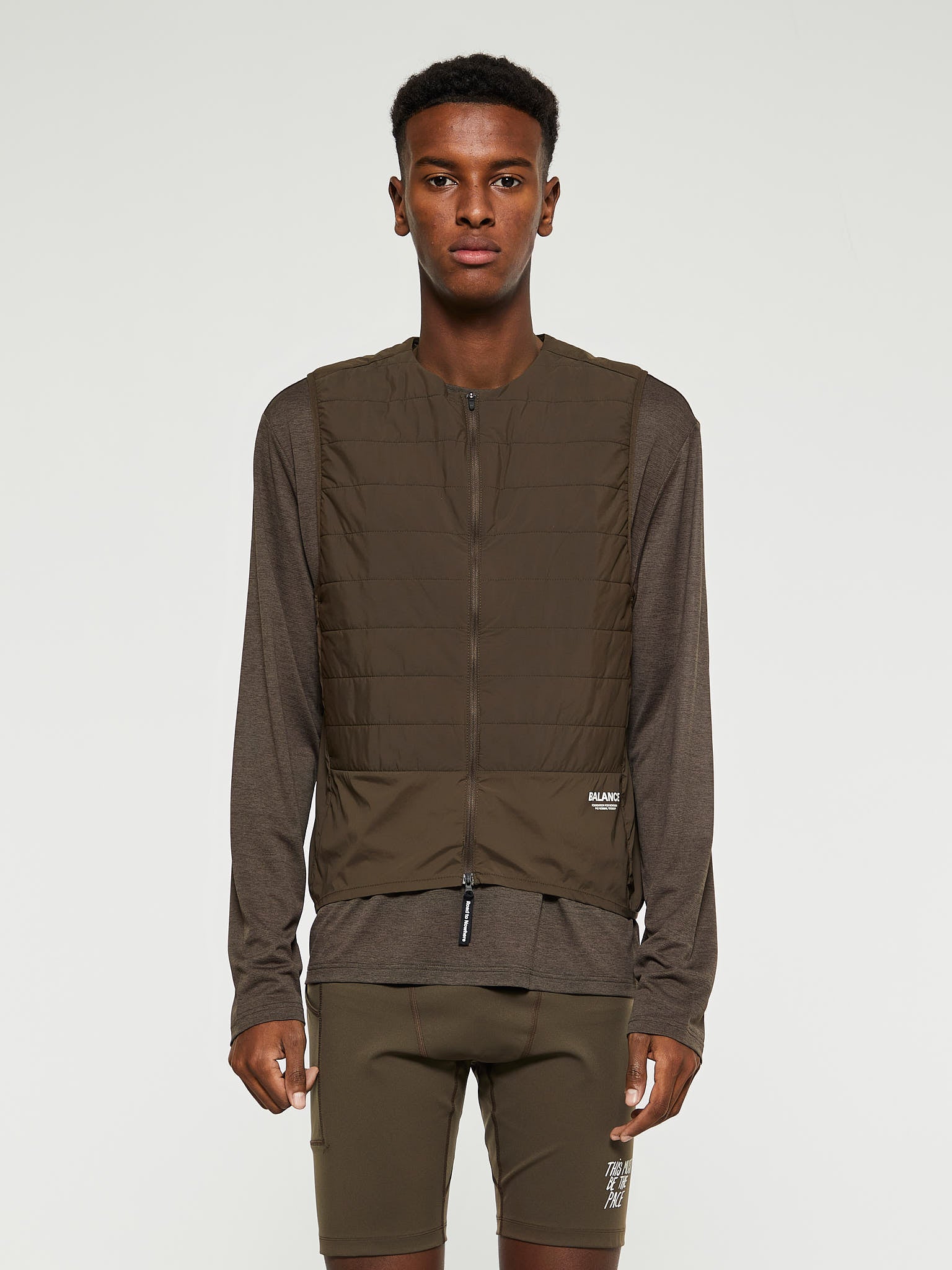 Pas Normal Studios - Balance Insulated Vest in Dusty Brown