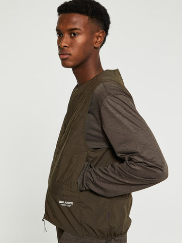 Pas Normal Studios - Balance Insulated Vest in Dusty Brown