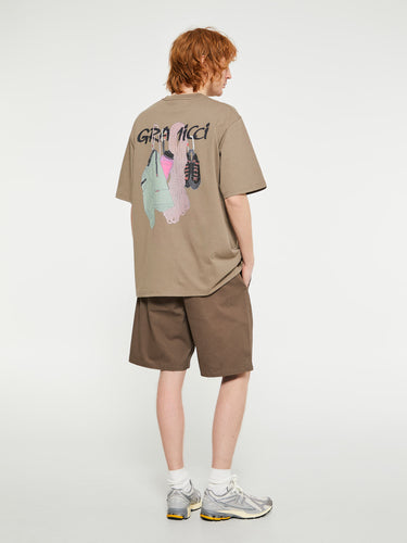 Pas Normal Studios - Off-Race Cotton Twill Shorts in Brown