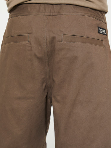 Pas Normal Studios - Off-Race Cotton Twill Shorts in Brown