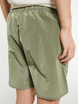 Pas Normal Studios - Off-Race Ripstop Shorts in Army Green