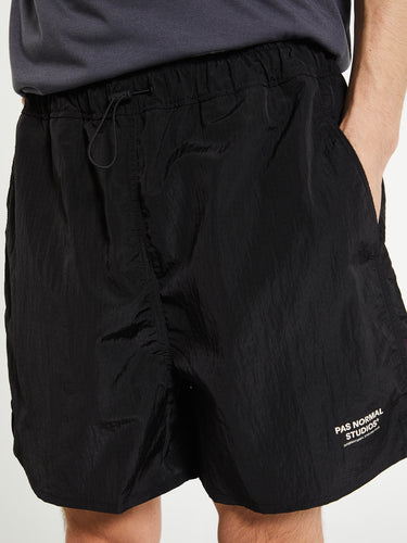 Pas Normal Studios - Off-Race Ripstop Shorts in Black