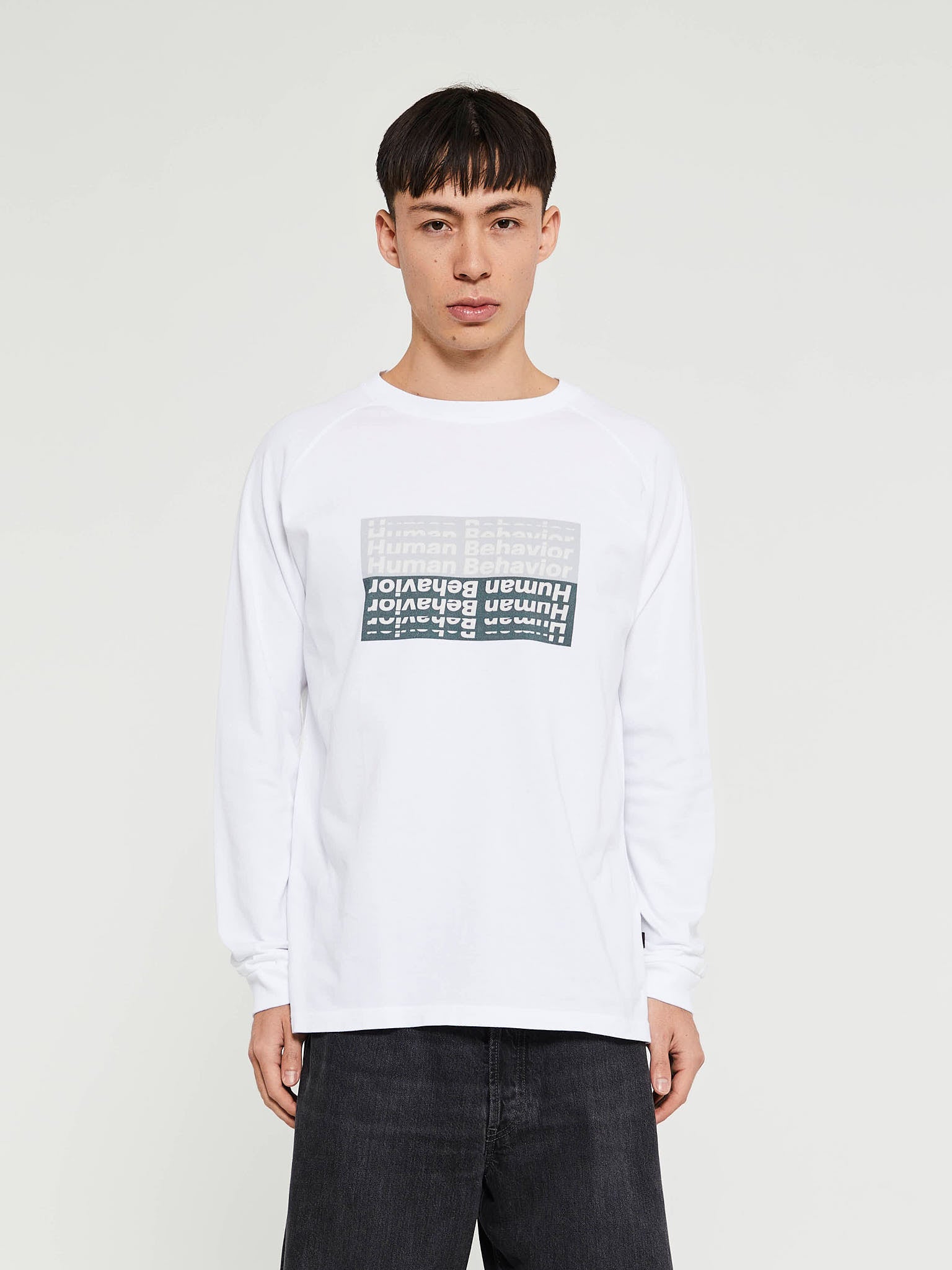 Pas Normal Studios - T.K.O. Off-Race Long Sleeve T-Shirt in White