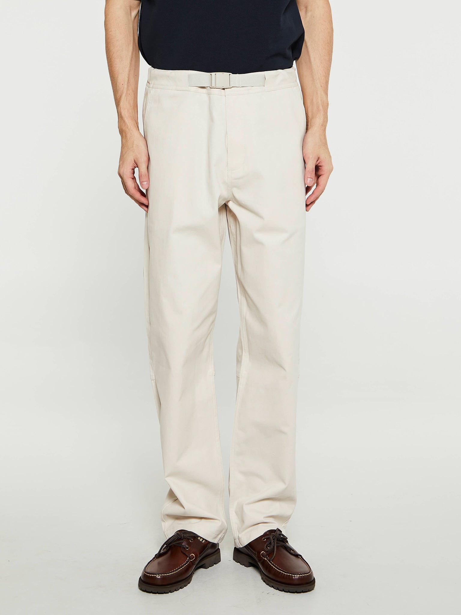 Pas Normal Studios - Off-Race Cotton Twill Pants in Limestone