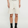 Pas Normal Studios - Off-Race Cotton Twill Shorts in Limestone