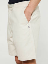 Pas Normal Studios - Off-Race Cotton Twill Shorts in Limestone