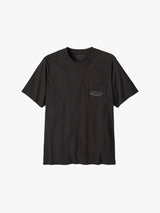 Patagonia - Mens Midweight '95 Oval Logo Pocket T-shirt in Black
