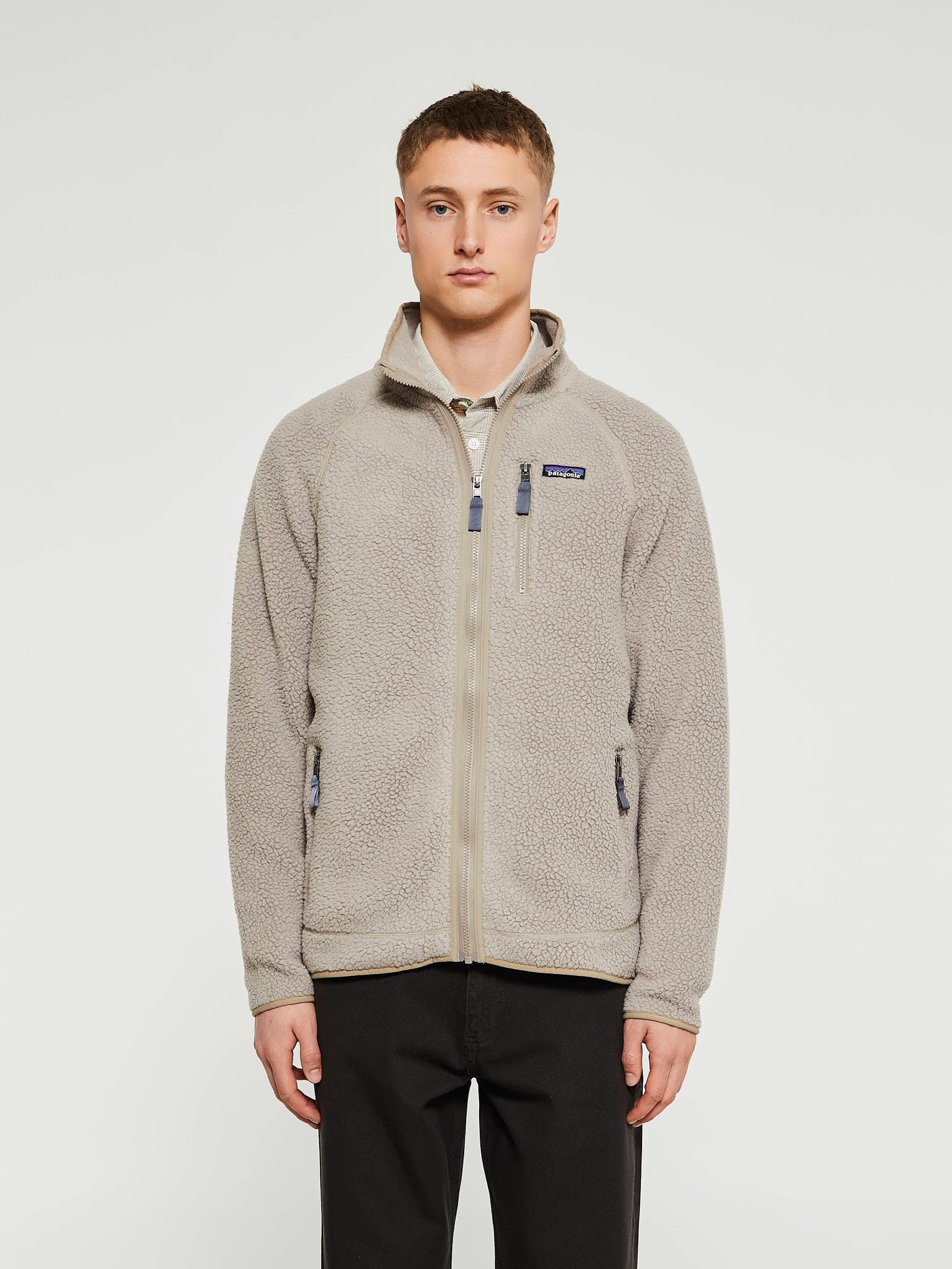 Patagonia - M's Retro Pile Fleece Jacket in Seabird Grey