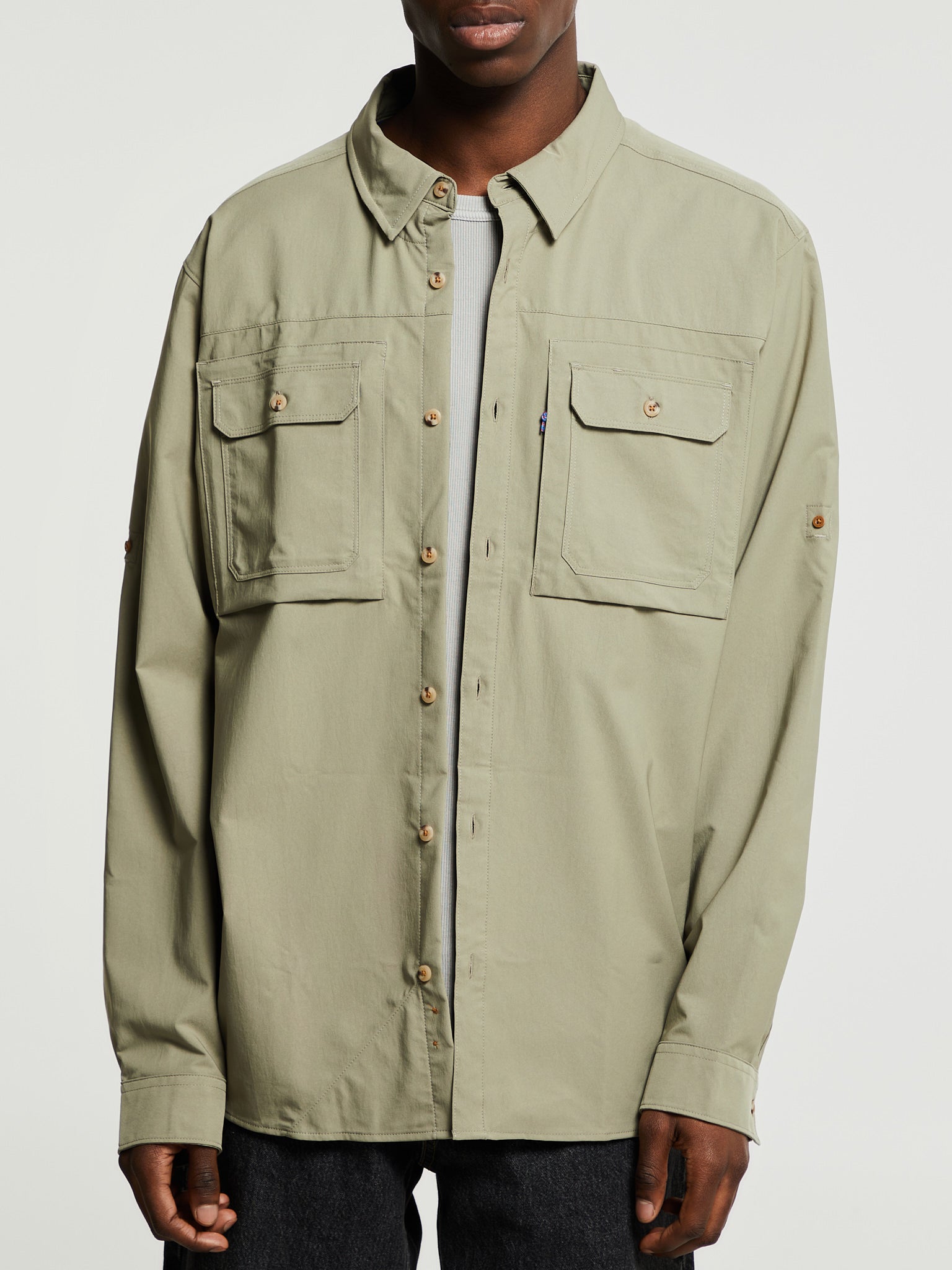 Patagonia - M's Longsleeved Self Guided Sun Shirt in River Rock Green