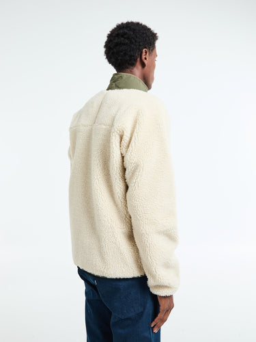 M's Classic Retro-X Fleece Jacket in Dark Natural w/Basin Green
