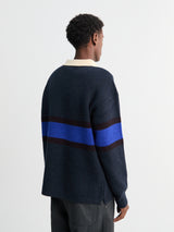 Patagonia - Recycled Wool-Blend Rugby Sweater in Sunken Blue
