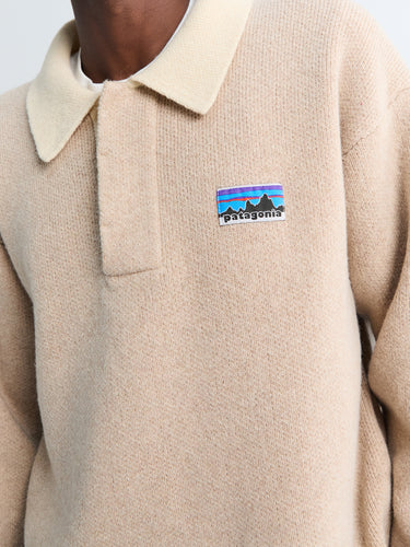 Patagonia - Recycled Wool-Blend Rugby Sweater in Seabird Grey