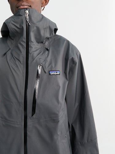 M's Granite Crest Rain Jacket in Forge Grey with Black
