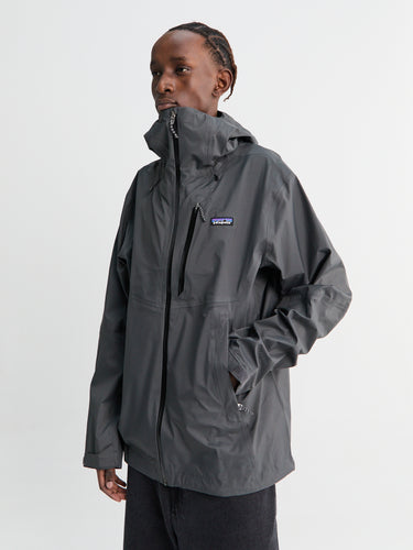 M's Granite Crest Rain Jacket in Forge Grey with Black