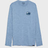 PATAGONIA - M's L/S Cap Cool Daily Graphic Shirt - Lands in Lost And Found: Steam Blue X-Dye