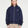 Patta - Classic Zip Up Hooded Sweater in Navy