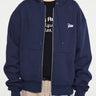 Patta - Classic Zip Up Hooded Sweater in Navy