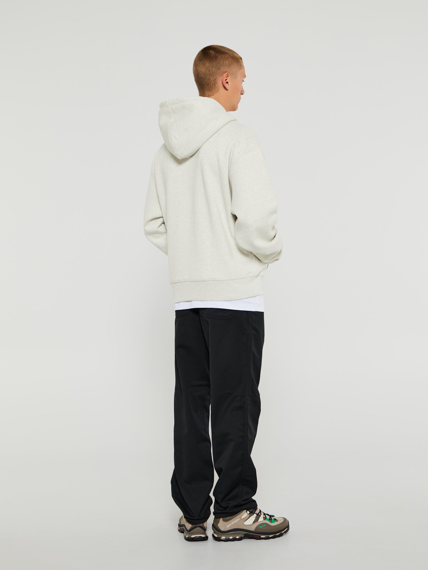 PATTA - Asic Waffle Zip Hoodie in Melange Grey – stoy