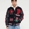 Patta - 20th Anniversary Varsity Jacket in Maritime Blue