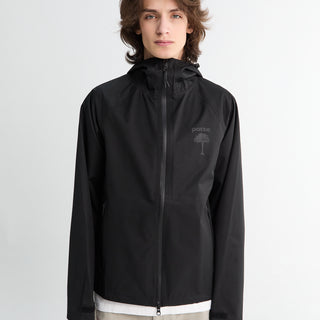 Patta - 3M Reflective Waterproof Rain Jacket in Black