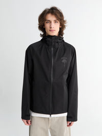 Patta - 3M Reflective Waterproof Rain Jacket in Black