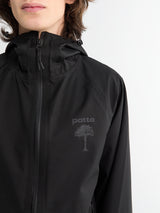 Patta - 3M Reflective Waterproof Rain Jacket in Black