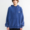Patta - Classic Acid Washed Hooded Sweater in Estate Blue