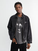 Patta - Washed Canvas Jacket in Black