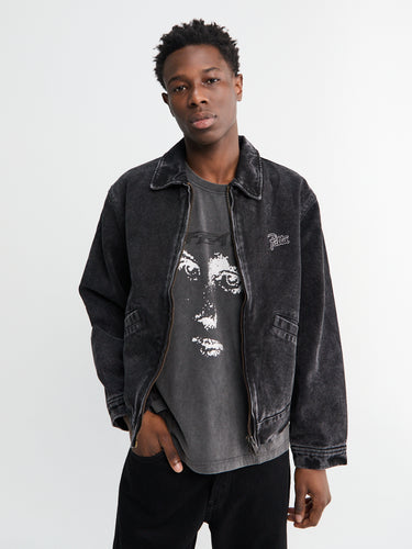 Patta - Washed Canvas Jacket in Black