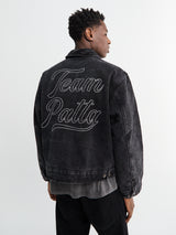 Patta - Washed Canvas Jacket in Black