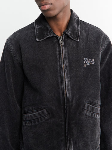 Patta - Washed Canvas Jacket in Black