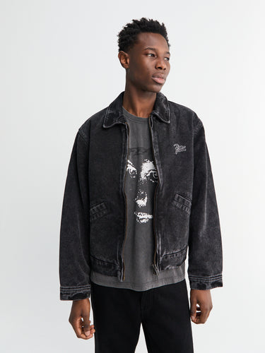 Patta - Washed Canvas Jacket in Black