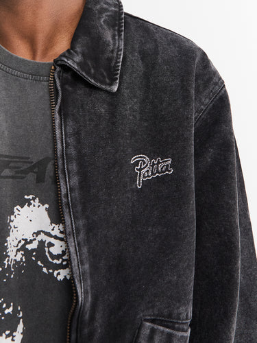 Patta - Washed Canvas Jacket in Black
