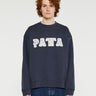 Patta - Homesick Boxy Crewneck Sweater in Navy