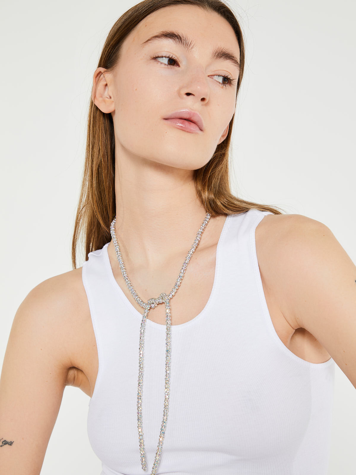 Skinny Serpent Chain in Silver