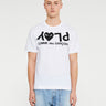 Comme des Garçons PLAY - T-Shirt in White