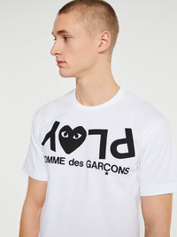 Comme des Garçons PLAY - T-Shirt in White