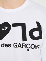 Comme des Garçons PLAY - T-Shirt in White