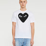 Comme des Garçons PLAY - T-Shirt in White