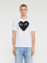 Comme des Garçons PLAY - T-Shirt in White