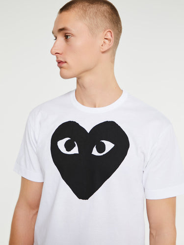 Comme des Garçons PLAY - T-Shirt in White