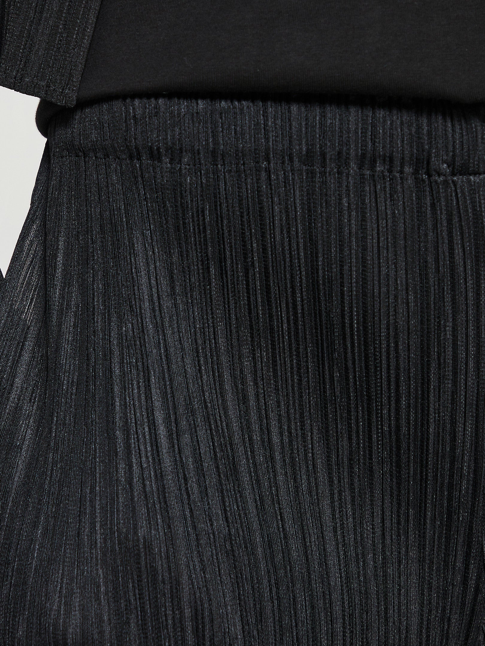 Pleats Please Issey Miyake - Cropped Pleated Pants in Black – stoy